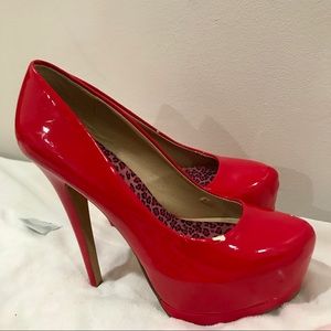 Sexy Red Platforms Heels